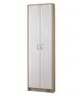 Seitenschrank - B ca. 55 cm, Sonoma, Weiß