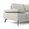 Sofa Theodor – 2-Sitzer inkl. Armlehne/Sitztiefe verstellbar, Stoff, Beige