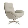 Drehsessel Nuvia - Stoff, Graubeige