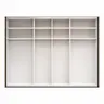 Schwebetürenschrank Viana - BHT ca. 300x230x68 cm, Anthrazit