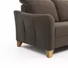 Sofa Canterbury - 2,5-Sitzer, Stoff, Dunkelbraun