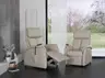 Fernsehsessel EM Göttingen - Relaxfunktion (1-motorisch), Leder, Hellbraun