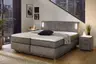 Boxspringbett- Liegefläche ca. 180x200 cm, Stoff, Grau