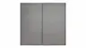 Schwebetürenschrank Viana - B ca. 241 cm, Lack, Steingrau