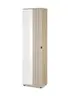 Garderobenschrank - B ca. 55 cm, Riva Eiche Nachbildung, Spiegel