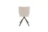 Stuhl Cupi - Stativ, Stoff, Ecru