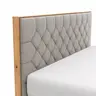 Boxspringbett Alpin Luxe - Liegefläche ca. 180x200 cm, Stoff, Graubeige