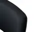 Armlehnstuhl MANOLJA - drehbar, Leder, Schwarz