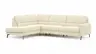 Ecksofa Valera - Ecke mit 3-Sitzer rechts inkl. Rückenlehne verstellbar, Stoff, Natur