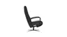 Relaxsessel Rafael - inkl. Relaxfunktion (motorisch), Leder, Schwarz