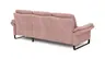 Ecksofa Tenero - 2-Sitzer mit Longchair rechts, Stoff, Helles Rosa