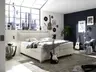  Boxspringbett HADAI- Liegefläche ca. 180x200 cm, Stoff, Creme, Bonell, Inkl. Topper