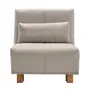 Funktionssessel EASY DELUXE - 1-Sitzer, 80 cm inkl. Schlaffunktion, Stoff Graubeige