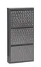 Schuhschrank - B ca. 50 cm, Dunkelgrau