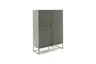 Highboard Venzone - BHT ca. 109x148x41 cm, Lack, Jade