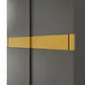 Schiebetürenschrank Loretto - B ca. 280 cm, Lack matt, Anthrazit