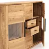 Highboard Faro 6.0 - Wildeiche massiv, natur, geölt