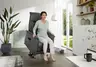 Fernsehsessel EM Düsseldorf - Relaxfunktion (3-motorisch), Leder, Brikett