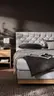 Boxspringbett Alpin Luxe - Liegefläche ca. 180x200 cm, Stoff, Graubeige