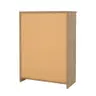 Schuhschrank - B ca. 81 cm, Jackson Hickory Nachbildung, Weiß