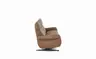 Sofa - 3-Sitzer, Relaxfunktion motorisch, Leder, Braun