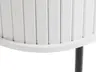 TV-Lowboard - B ca. 180 cm, Eiche Furnier, Weiß