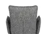 Armlehnstuhl MARCIA - drehbar, Stoff, Grau