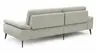 Ecksofa Houston - Longchair groß links mit 1,75-Sitzer, inkl. Sitztiefenverstellung und Armlehne klappbar, Stoff, Natur