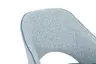 Stuhl MERIEM - drehbar, Stoff, Blau