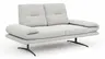 Sofa Lucero 2.0 - 2-Sitzer klein, Stoff, Offwhite