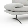 Sofa Lucero 2.0 - 2-Sitzer klein, Stoff, Offwhite