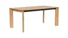 Esstisch Saratoga - ausziehbar, LB ca. 180x95 cm, Wildeiche massiv, natur geölt