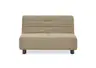  Faltsofa Easy - 2-Sitzer ohne Armlehne, ca. 140 cm inkl. Schlaffunktion, Stoff, Braun