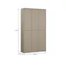 Schuhschrank FAID- B ca. 109 cm, Taupe