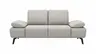 Sofa Theodor – 2-Sitzer inkl. Armlehne/Sitztiefe verstellbar, Stoff, Beige