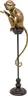 Deko-Figur- BHT ca. 32x109x21 cm, Goldfarben, Schwarz