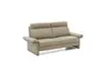 Sofa EM Dublin 2.0 - 3-Sitzer inkl. Armlehne verstellbar, Leder, Taupe