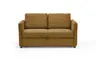 Sofa PRO FLEXX - 2-Sitzer inkl. Schlaffunktion, Stoff, Senfgelb