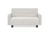  Faltsofa Easy - 2-Sitzer, ca. 140 cm inkl. Schlaffunktion/Topper/Armteil verstellbar, Stoff, Creme
