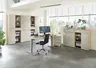 Büroschrank - B ca. 80 cm, Riva Eiche Nachbildung, Kaschmir