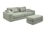 Big Sofa JOVIN - Stoff, Lindgrün