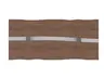 Esstisch Nera - inkl. natürlicher Baumkante, LB ca. 220x110 cm, Nussbaum massiv, Epoxy, Grau