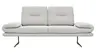 Sofa Lucero 2.0 - 2-Sitzer inkl. Drehsitz, Rollout-Armlehne und Sitztiefe verstellbar, Stoff, Offwhite