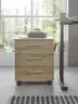 Rollcontainer - B ca. 40 cm, Artisan Eiche Nachbildung