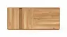 Sideboard Saratoga - mit Klapptüren, Wildeiche massiv, natur geölt
