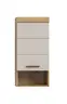 Hängeschrank - B ca. 37 cm, Evoke Eiche Nachbildung, Kaschmir