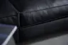 Sofa Aprino 1 - 4-Sitzer XXL, Leder, Schwarz, Armlehne Block