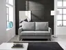 Sofa - Schlaffunktion manuell, Stoff, Anthrazit/Grau
