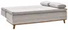 Sofa Lakeville 2 - 2-Sitzer inkl. Schlaffunktion mit Bettkasten, Stoff, Natur