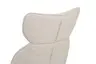 Stuhl MIRNA - drehbar, Stoff, Beige